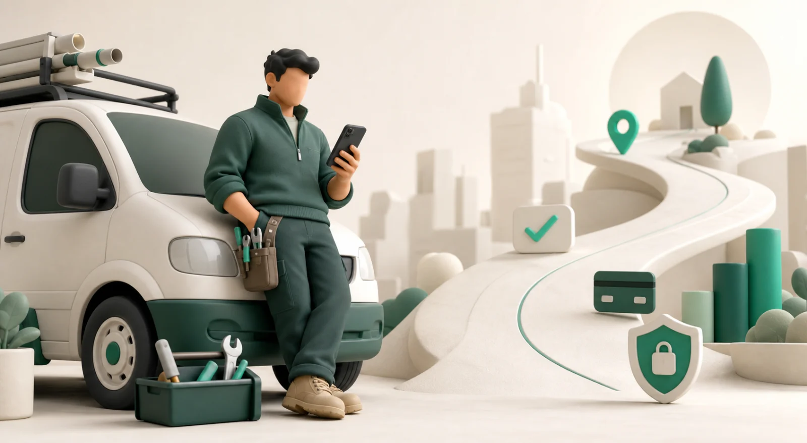 Un professionnel développe son activité avec Presta